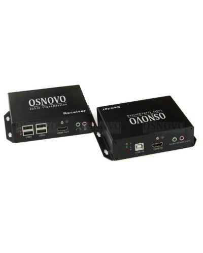 TLN-HiKMA/1+RLN-HiKMA/1. Удлинитель HDMI, USB, RS232, ИК-сигнала. OSNOVO в Сочи