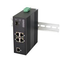 SW-40501/IC. Промышленный PoE коммутатор Fast Ethernet на 6 портов. OSNOVO