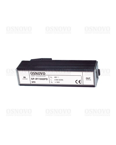 SP-IP/1000PD. Устройство грозозащиты цепей Ethernet. OSNOVO в Сочи