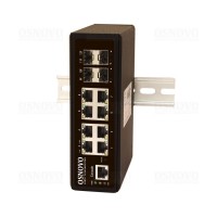 SW-70804/IL. Промышленный коммутатор Gigabit Ethernet на 12 портов. OSNOVO