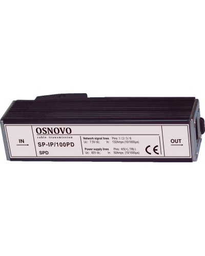 SP-IP/100PD. Устройство грозозащиты цепей Ethernet. OSNOVO в Сочи