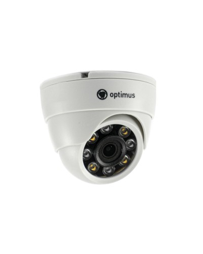 IP-E022.1(2.8)PL_DP03. Видеокамера IP купольная. Optimus в Сочи