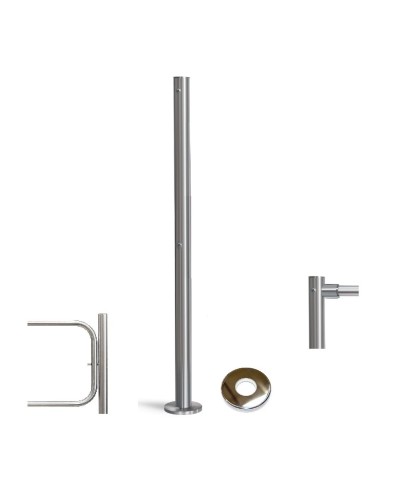 PERCo-BH02 2-15 с крышкой. Стойка с отверстием под стопорный механизм поворотной секции и с 2-мя отверстиями для крепления патрубков на стороне, противоположной створке. PERCo в Сочи