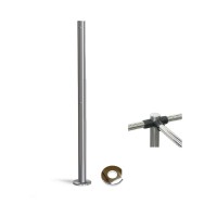 PERCo-BH02 2-03 с крышкой. Трехсторонняя стойка. PERCo