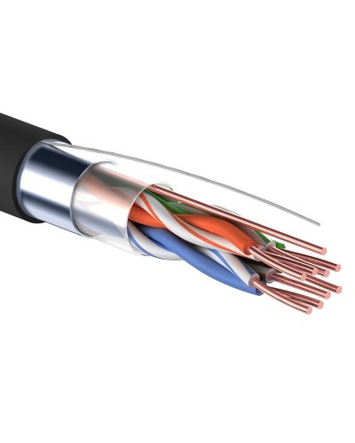 F/UTP 4PR 24AWG, CAT5e. OUTDOOR, 305м. PROconnect (01-0154). Кабель «витая пара» (LAN) для структурированных систем связи. PROCONNECT в Сочи