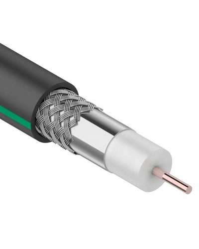 SAT 703 B, Cu/Al/Al, 75%, 75 Ом, 100 м, черный OUTDOOR. PROconnect. (01-2436-1). Кабель коаксиальный радиочастотный. PROCONNECT в Сочи