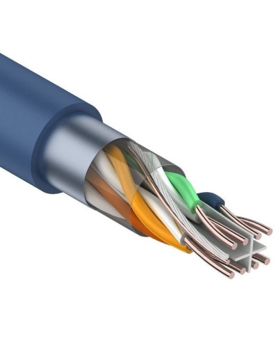 F/UTP, CAT 6, PVC, 4PR, 23AWG, омедненный INDOOR, SOLID, серый, 305м, PROconnect (01-0147-3). Кабель «витая пара» (LAN) для структурированных систем связи. PROCONNECT в Сочи