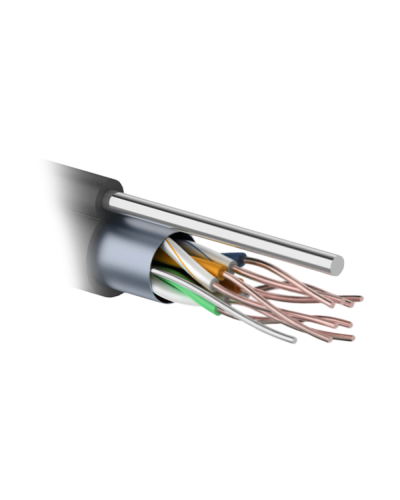 F/UTP 4PR 24AWG CAT5e 305м OUTDOOR+ТРОС*1. PROCONNECT (01-0155). Кабель «витая пара» (LAN) для структурированных систем связи. PROCONNECT в Сочи