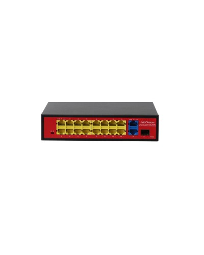 PND-16P-2G1F Lite (180W). Коммутатор неуправляемый 18-портовый с PoE. Polyvision в Сочи