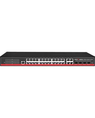 PND-M24G-4G4F. Коммутатор управляемый оптический 28 портовый. Polyvision в Сочи