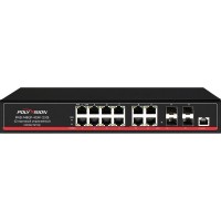 PND-M8GP-4G4F(150). Коммутатор управляемый оптический 12 портовый. Polyvision