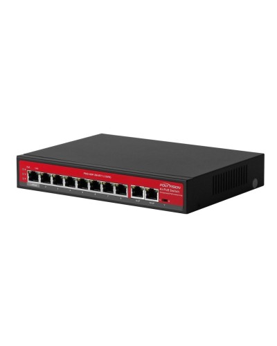 PND-08P-2M-BT1 (120W). Коммутатор AI 10-портовый с функцией PoE. Polyvision в Сочи