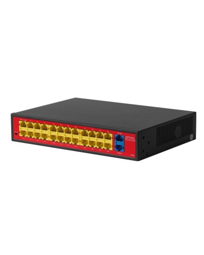 PND-24P-2G Lite (250W). Коммутатор неуправляемый 26-портовый с функцией PoE. Polyvision в Сочи