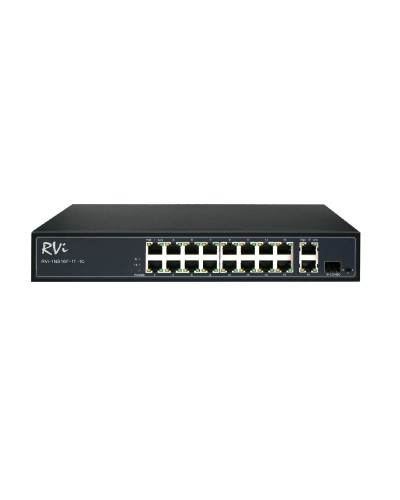 RVi-1NS16F-1T-1C. Коммутатор с питанием по PoE. RVi в Сочи