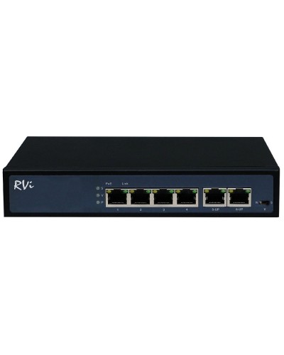 RVi-1NS04F-2T. Коммутатор с питанием по PoE. RVi в Сочи