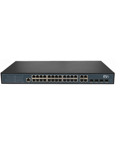 RVi-1NSM24G-4C. Коммутатор с питанием по PoE. RVi в Сочи