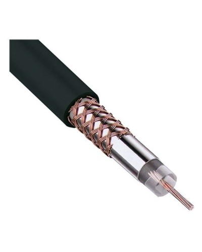 RG-58 A/U, 50 Ом, Cu/Al/Cu, 64%, 100 м, черный (01-2003). Кабель коаксиальный радиочастотный. Rexant в Сочи