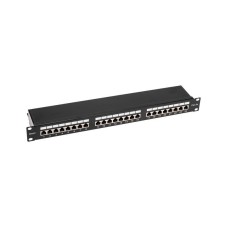 Панель коммутационная 19", 1U, 24 порта, STP, RJ-45, CAT 5e REXANT PRO (02-0041): Патч-панель 19"