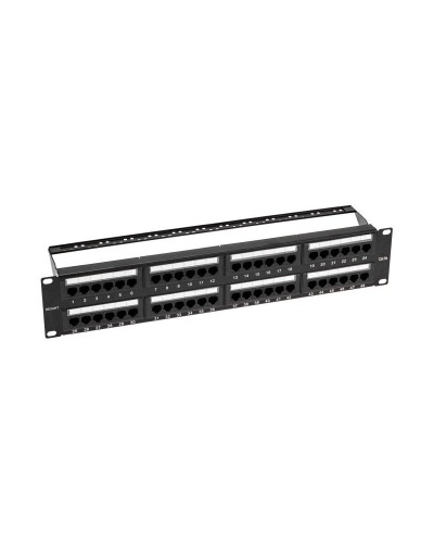 Панель коммутационная с кабельными органайзерами 19", 2U, 48 портов, UTP, RJ-45, CAT 5e REXANT PRO (02-0032): Патч-панель 19" в Сочи