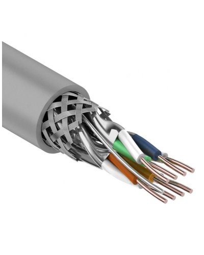 S/FTP, CAT 7, PVC, 4PR, 23AWG, INDOOR, SOLID, серый, 305 м, REXANT (01-0542). Кабель «витая пара» (LAN) для структурированных систем связи. Rexant в Сочи