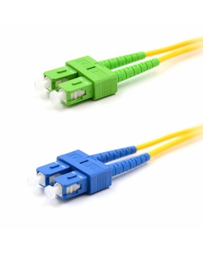 Патч-корд оптический переходной (SM), 9/125 (OS2), SC/APC-SC/UPC, (Duplex), PVC, 2м REXANT (50-2059): Патч-корд оптический в Сочи