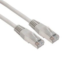 Шнур коммутационный, патч-корд F/UTP RJ45-RJ45, CAT 6, ZH нг(А)-HF, серый, 3м REXANT (18-8106-1). Патч-корд FTP. Rexant