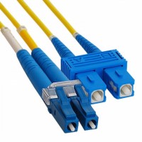 Патч-корд оптический переходной (SM), 9/125 (OS2), LC/UPC-SC/UPC, (Duplex), LSZH, 3м REXANT (50-2411): Патч-корд оптический