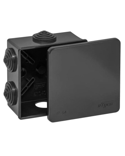 Коробка TYCO ОП 85х85х40мм УХЛ1 IP54 черный (67040Ч). Коробка распределительная. RuVinil в Сочи