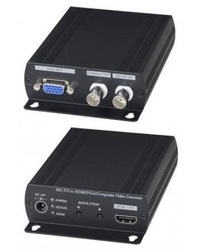 AD001HD4. Преобразователь-разветвитель AHD/HDCVI/HDTVI в HDMI/VGA/CVBS. SC&T в Сочи