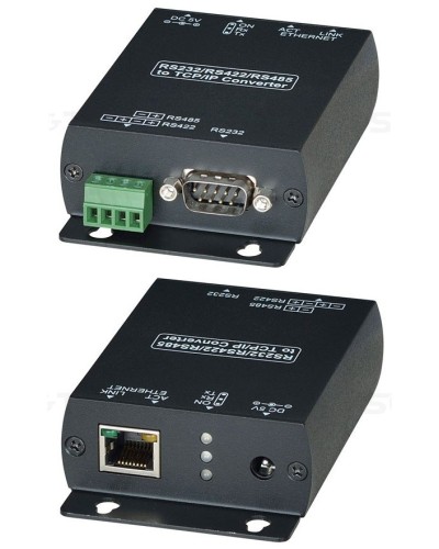 RS007. Преобразователь интерфейса RS485/RS422/RS232 в Ethernet. SC&T в Сочи