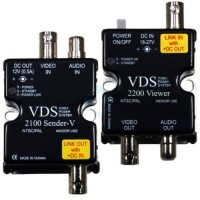 VDS 2100/2200. Удлинитель видео-, аудиосигнала, напряжения питания по коаксиальному кабелю. SC&T