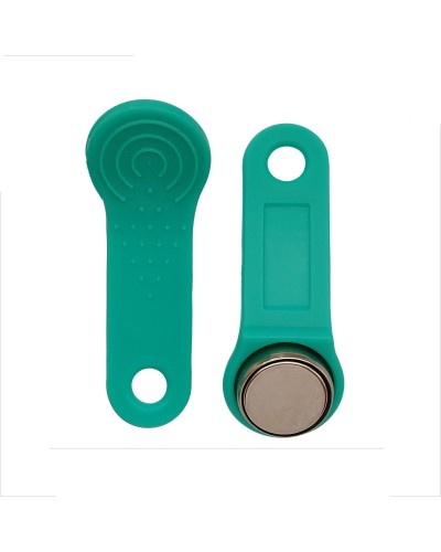 RW 1990 SLINEX (зеленый). Ключ электронный Touch Memory с держателем. SLINEX в Сочи
