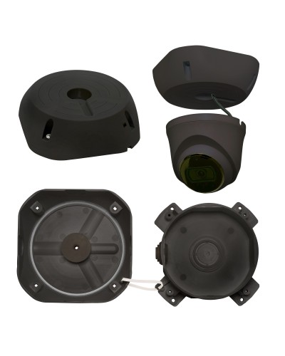 МК-4 PRO (цвет черный). Монтажная коробка для крепления уличных видеокамер. SLT в Сочи