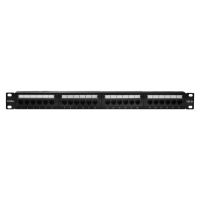 Патч-панель 19", 24хRJ-45, UTP, Cat.5e, 1U (10-0403): Патч-панель 19''