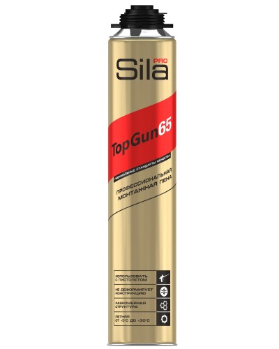 Пена монтажная Sila Pro TopGun 65, 875 мл. Пена монтажная. Sila в Сочи