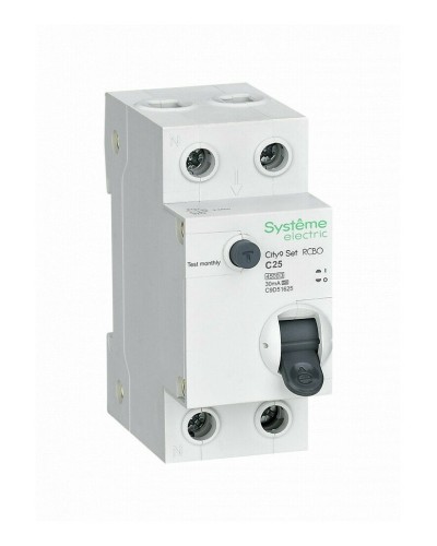 City9 Set 1P+N С 25А 4.5kA 30мА A 230В (C9D55625). Автоматический выключатель дифференциального тока. Systeme Electric в Сочи