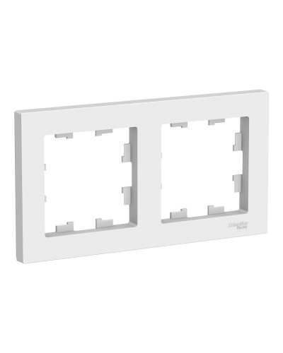 AtlasDesign рамка 2-местная универсальная, белый (ATN000102). Рамка. Systeme Electric в Сочи