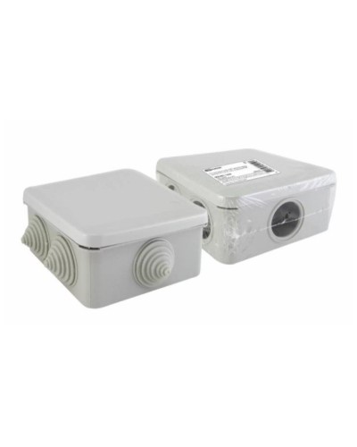 Коробка ОП 100х100х50мм, крышка, IP55, 6 вх. (SQ1401-1255). Распаячная коробка. TDM ЕLECTRIC в Сочи