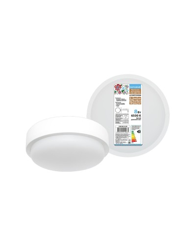 ДПП 3901 8Вт 6500К IP65 белый круг (SQ0366-0148). Светодиодный светильник LED. TDM ЕLECTRIC в Сочи