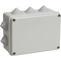 Коробка ОП 190х140х70мм, крышка, IP44, 10 гермовводов (SQ1401-1243). Распаячная коробка. TDM ЕLECTRIC
