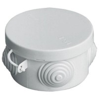 Коробка ОП D65х40мм, крышка, IP54, 4вх. (SQ1401-0101). Распаячная коробка. TDM ЕLECTRIC