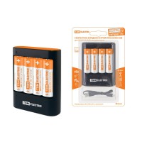 Зарядное устройство 36044Н (3600mA 4слота АА/ААА 4 кан.+4xAA2500 USB) (SQ1702-0101). Зарядное устройство. TDM ЕLECTRIC