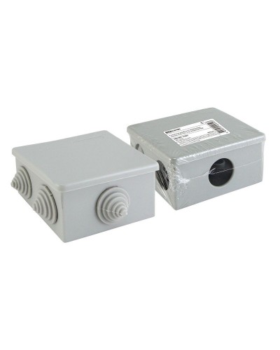 Распаячная коробка ОП 80х80х40мм, крышка, IP44, 6 вх. TDM (SQ1401-1235). Распаячная коробка ОП. TDM ЕLECTRIC в Сочи