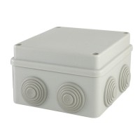 Коробка ОП 110х110х70мм, крышка на винтах, IP55, 8вх. (SQ1401-0114). Распаячная коробка. TDM ЕLECTRIC