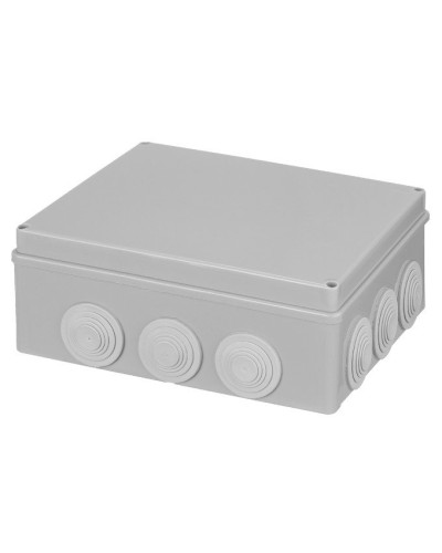 Распаячная коробка ОП 240х190х90мм, крышка, IP55, 12 гермовводов TDM (SQ1401-1143). Распаячная коробка ОП. TDM ЕLECTRIC в Сочи