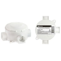 Распаячная коробка ОП D80х35мм, IP42, 3-х рожковая, белая TDM (SQ1401-4014). Распаячная коробка ОП. TDM ЕLECTRIC