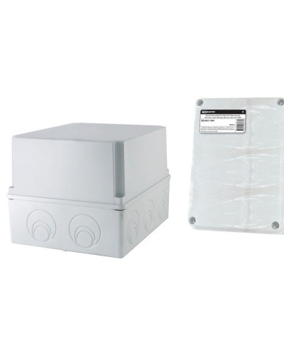 Коробка ОП 240х195х165мм, крышка, IP44, кабельные вводы d28-3шт, d37-2шт (SQ1401-1273). Распаячная коробка. TDM ЕLECTRIC в Сочи