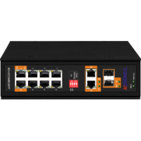 TR-NS15122S-300-8POE. Коммутатор с PoE. Trassir