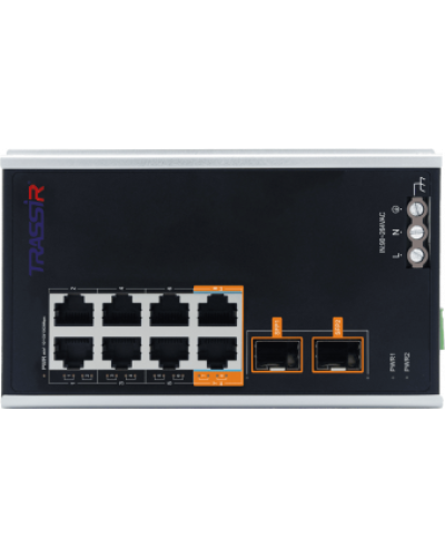TR-NS15102S-130-8POE. Коммутатор с PoE. Trassir в Сочи