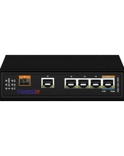 TR-NS15061S-150-4POE. Коммутатор с PoE. Trassir в Сочи